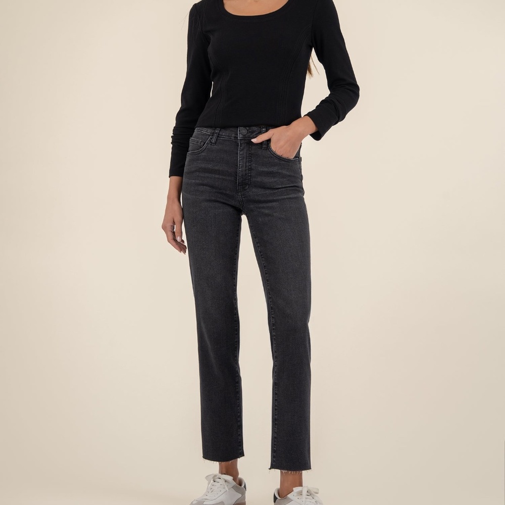 Kut from the Kloth Reese High Rise Ankle Straight Leg - Holiday Doorbuster Size